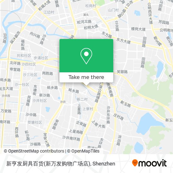 新亨发厨具百货(新万发购物广场店) map