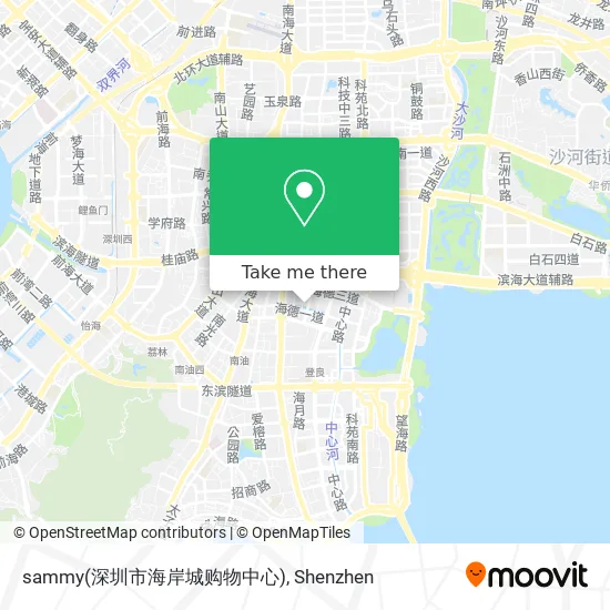 sammy(深圳市海岸城购物中心) map