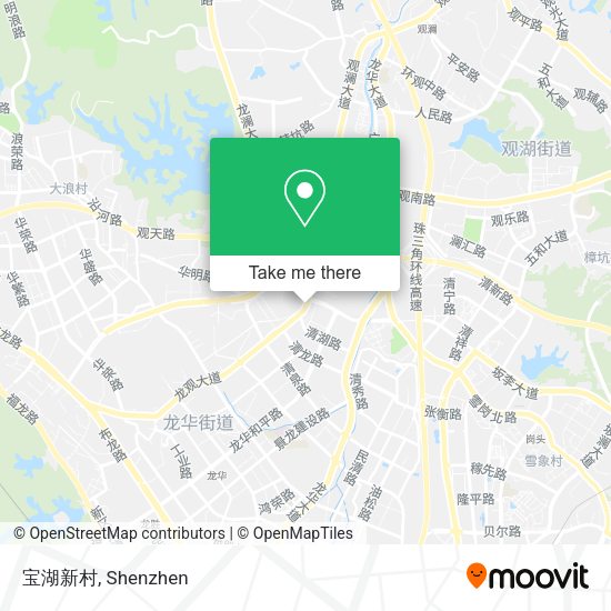 宝湖新村 map