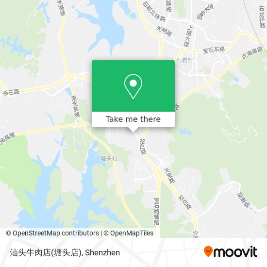 汕头牛肉店(塘头店) map