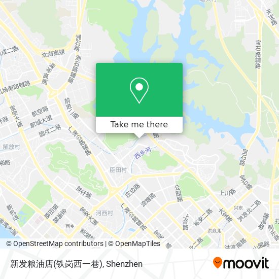 新发粮油店(铁岗西一巷) map