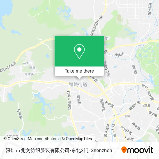 深圳市兆文纺织服装有限公司-东北2门 map