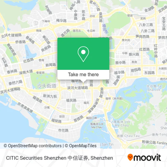 CITIC Securities Shenzhen 中信证券 map