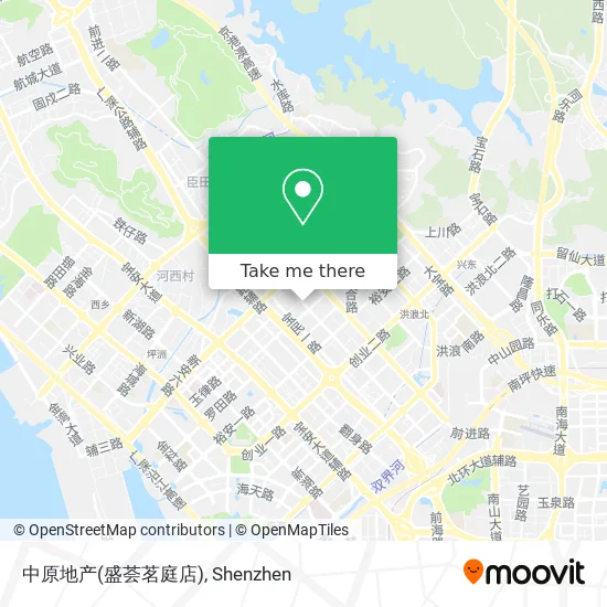 中原地产(盛荟茗庭店) map