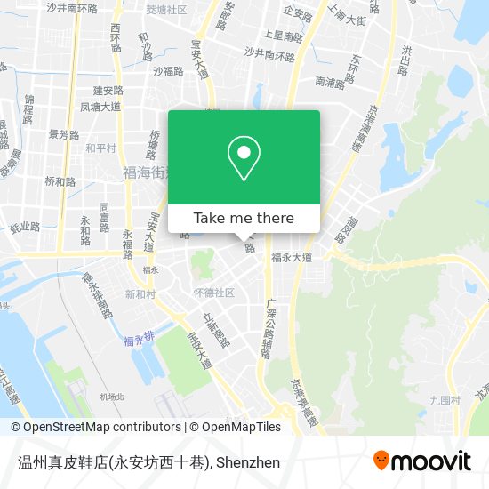 温州真皮鞋店(永安坊西十巷) map