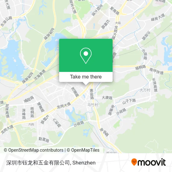深圳市钰龙和五金有限公司 map
