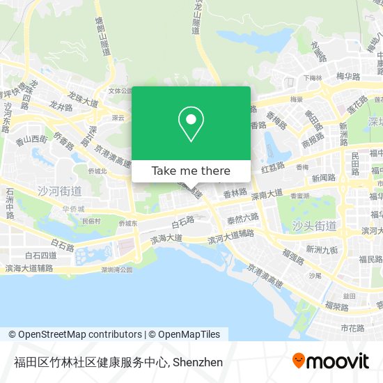 福田区竹林社区健康服务中心 map