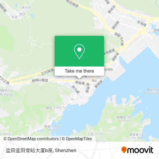 盐田蓝田壹站大厦b座 map