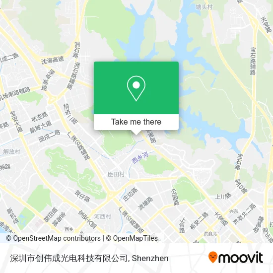 深圳市创伟成光电科技有限公司 map