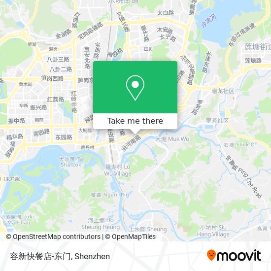 容新快餐店-东门 map