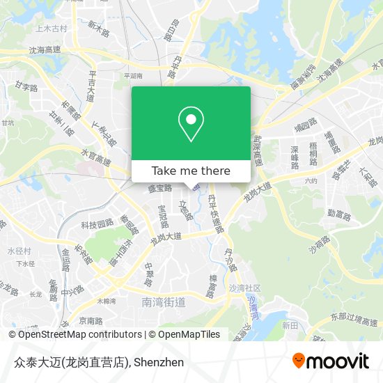 众泰大迈(龙岗直营店) map