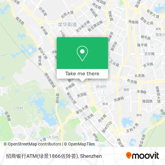 招商银行ATM(绿景1866佐阾荟) map