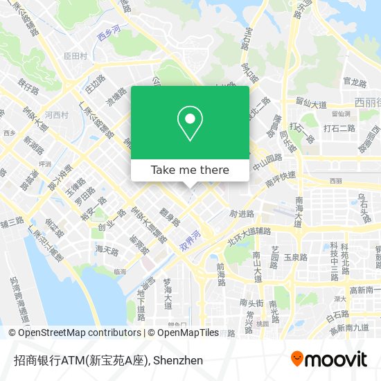 招商银行ATM(新宝苑A座) map