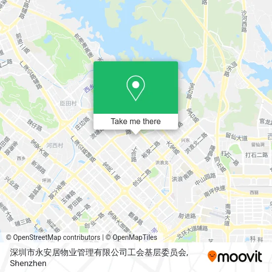 深圳市永安居物业管理有限公司工会基层委员会 map