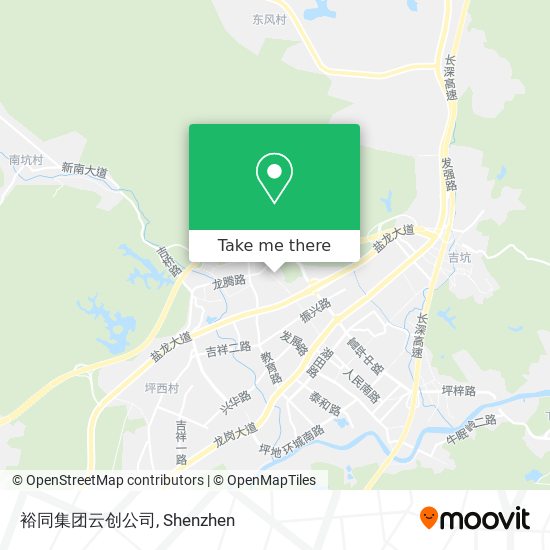 裕同集团云创公司 map