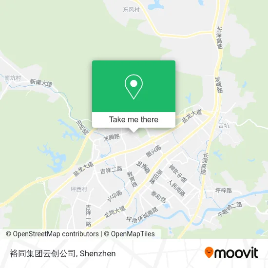 裕同集团云创公司 map