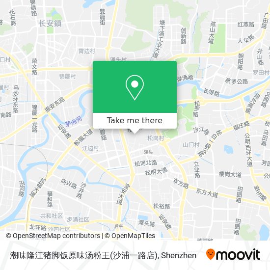 潮味隆江猪脚饭原味汤粉王(沙浦一路店) map