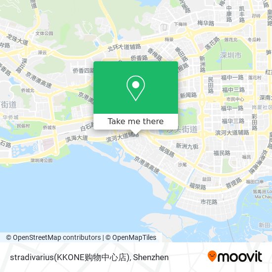 stradivarius(KKONE购物中心店) map