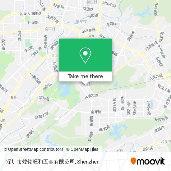 深圳市煌铭旺和五金有限公司 map