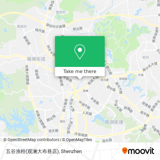 五谷渔粉(观澜大布巷店) map