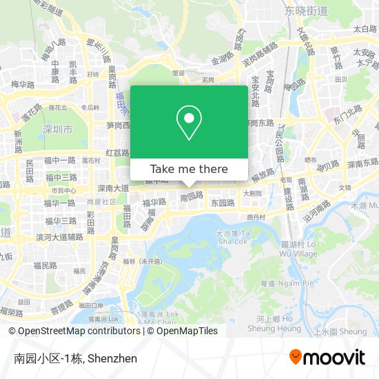 南园小区-1栋 map