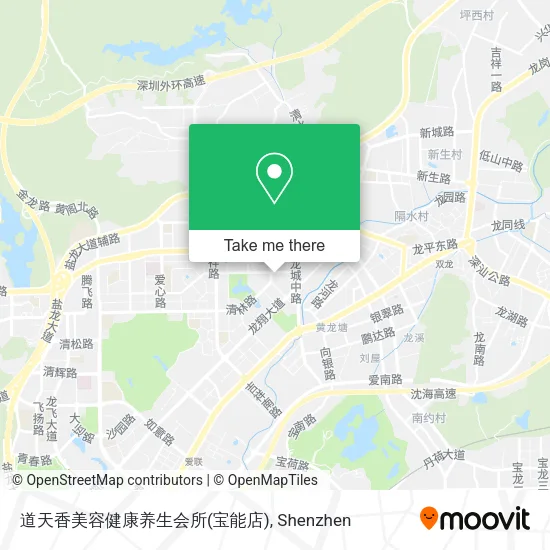道天香美容健康养生会所(宝能店) map