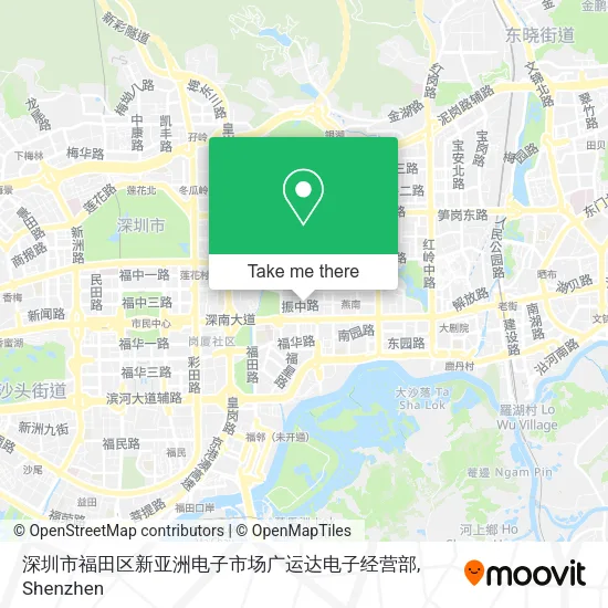 深圳市福田区新亚洲电子市场广运达电子经营部 map