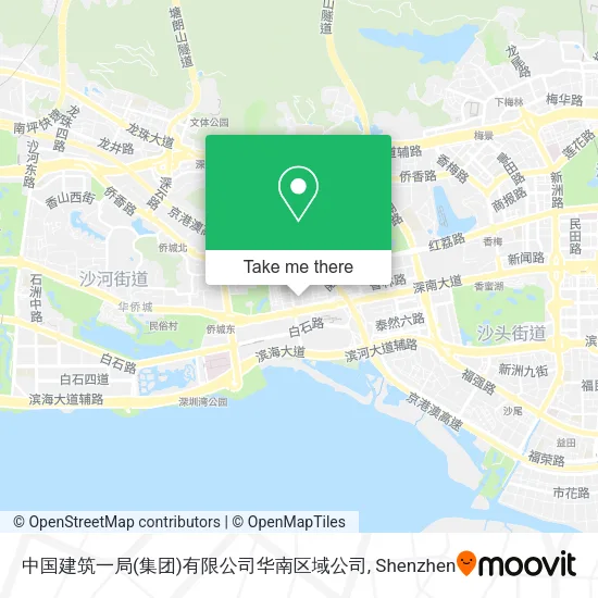 中国建筑一局(集团)有限公司华南区域公司 map