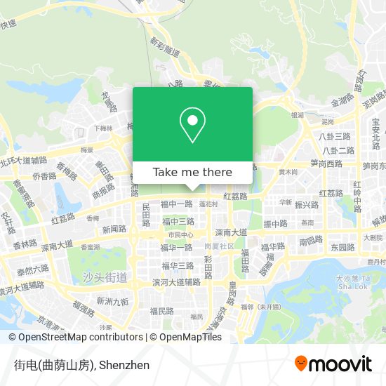 街电(曲荫山房) map