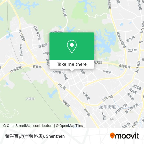 荣兴百货(华荣路店) map
