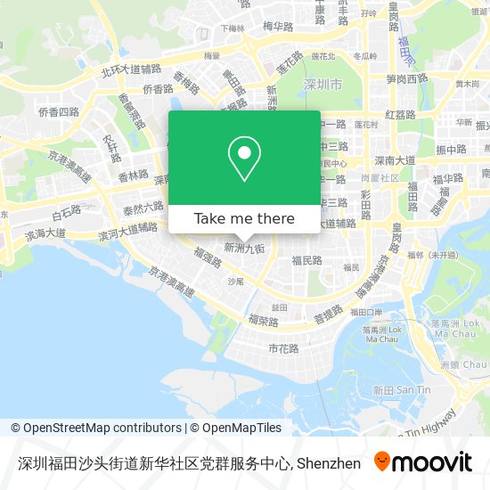 深圳福田沙头街道新华社区党群服务中心 map