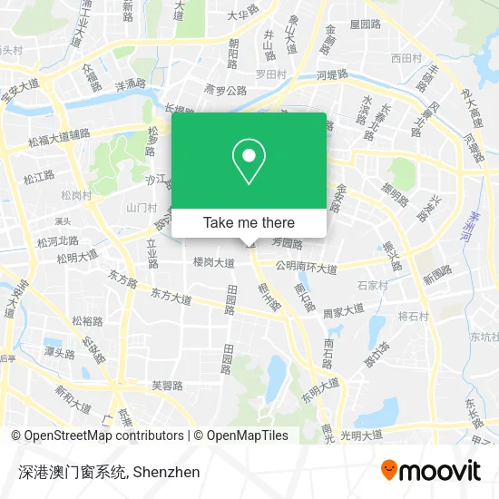 深港澳门窗系统 map