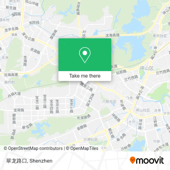 翠龙路口 map