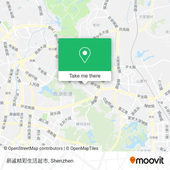易诚精彩生活超市 map