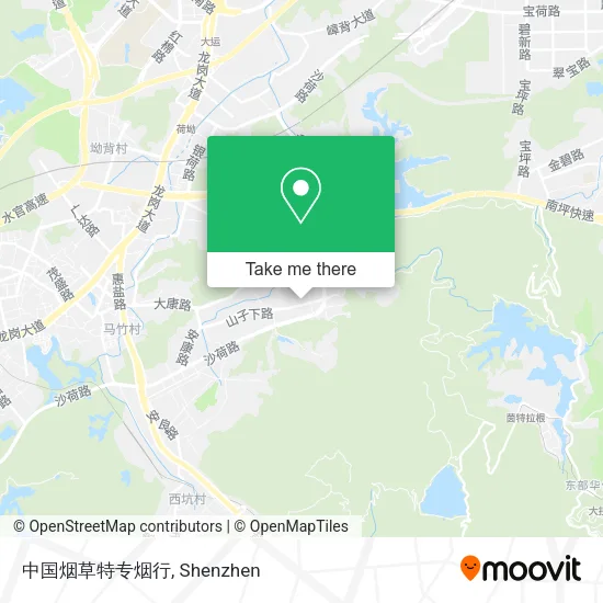 中国烟草特专烟行 map