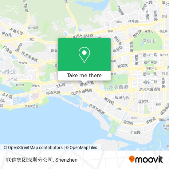 联信集团深圳分公司 map