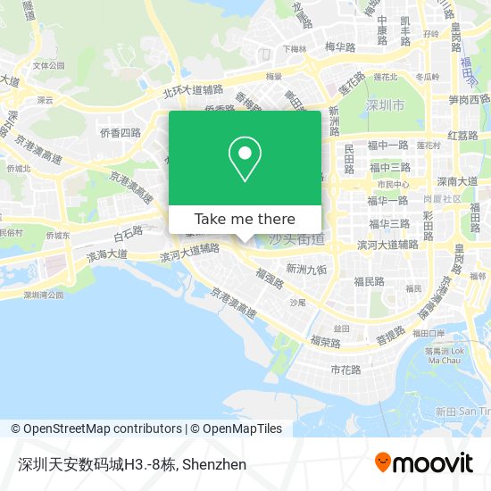 深圳天安数码城H3.-8栋 map