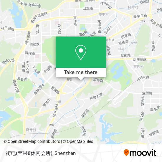 街电(苹果8休闲会所) map
