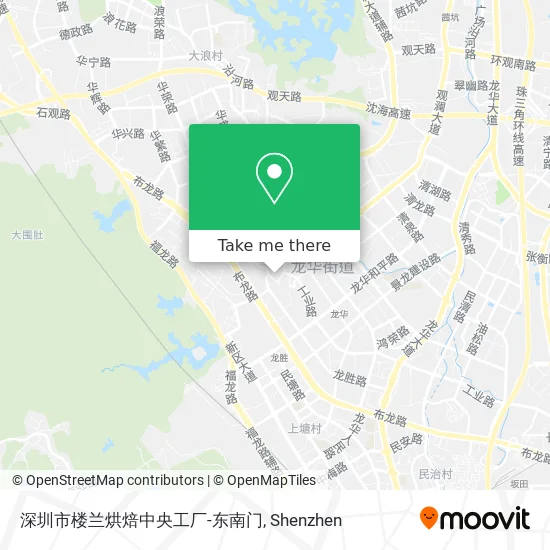 深圳市楼兰烘焙中央工厂-东南门 map