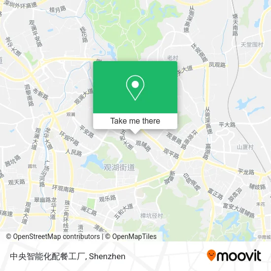 中央智能化配餐工厂 map