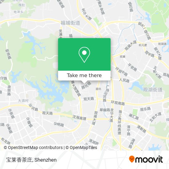 宝莱香茶庄 map