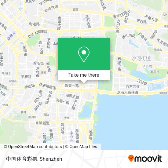 中国体育彩票 map
