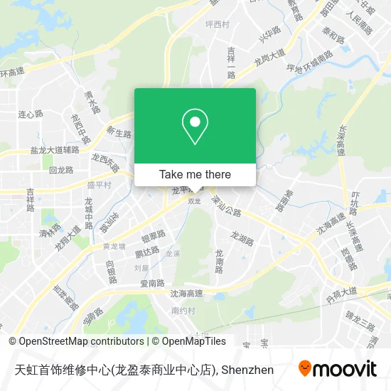 天虹首饰维修中心(龙盈泰商业中心店) map