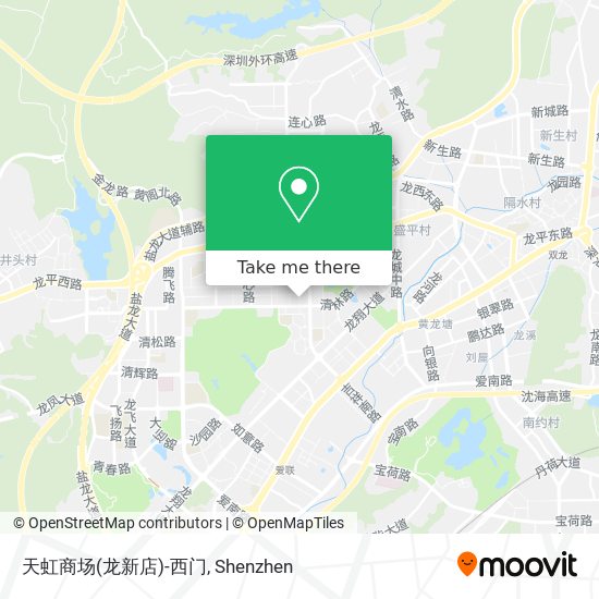 天虹商场(龙新店)-西门 map