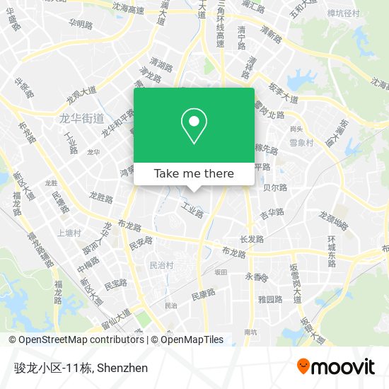 骏龙小区-11栋 map