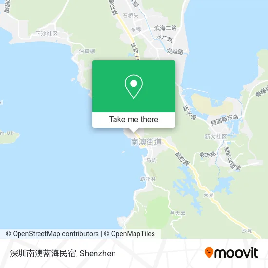 深圳南澳蓝海民宿 map