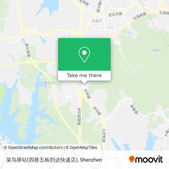 菜鸟驿站(四巷五栋韵达快递店) map