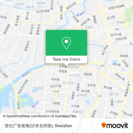世纪广告装饰(沙井北环路) map
