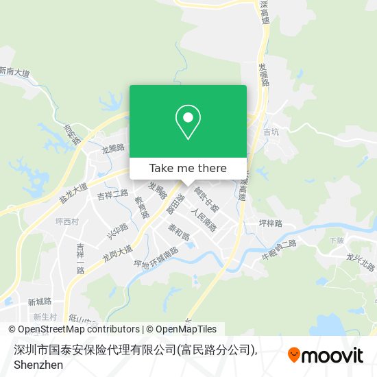 深圳市国泰安保险代理有限公司(富民路分公司) map