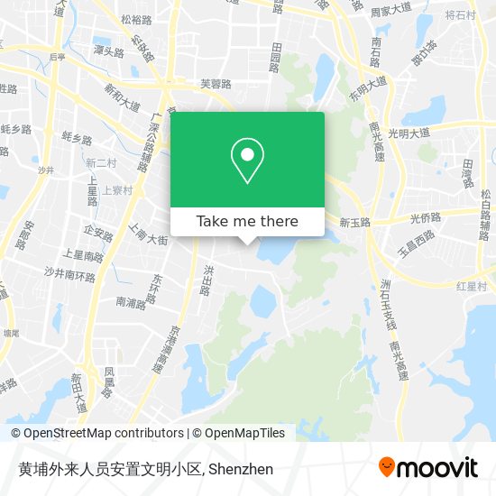 黄埔外来人员安置文明小区 map
